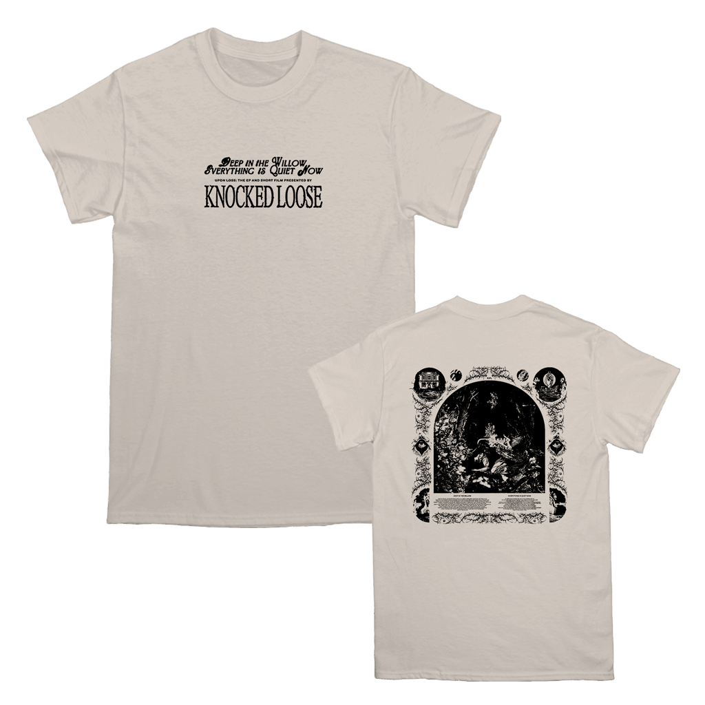 Knocked Loose Merch Knocked Loose Quiet Now Ivory T-Shirt Dad Gifts For Father's Day 2025