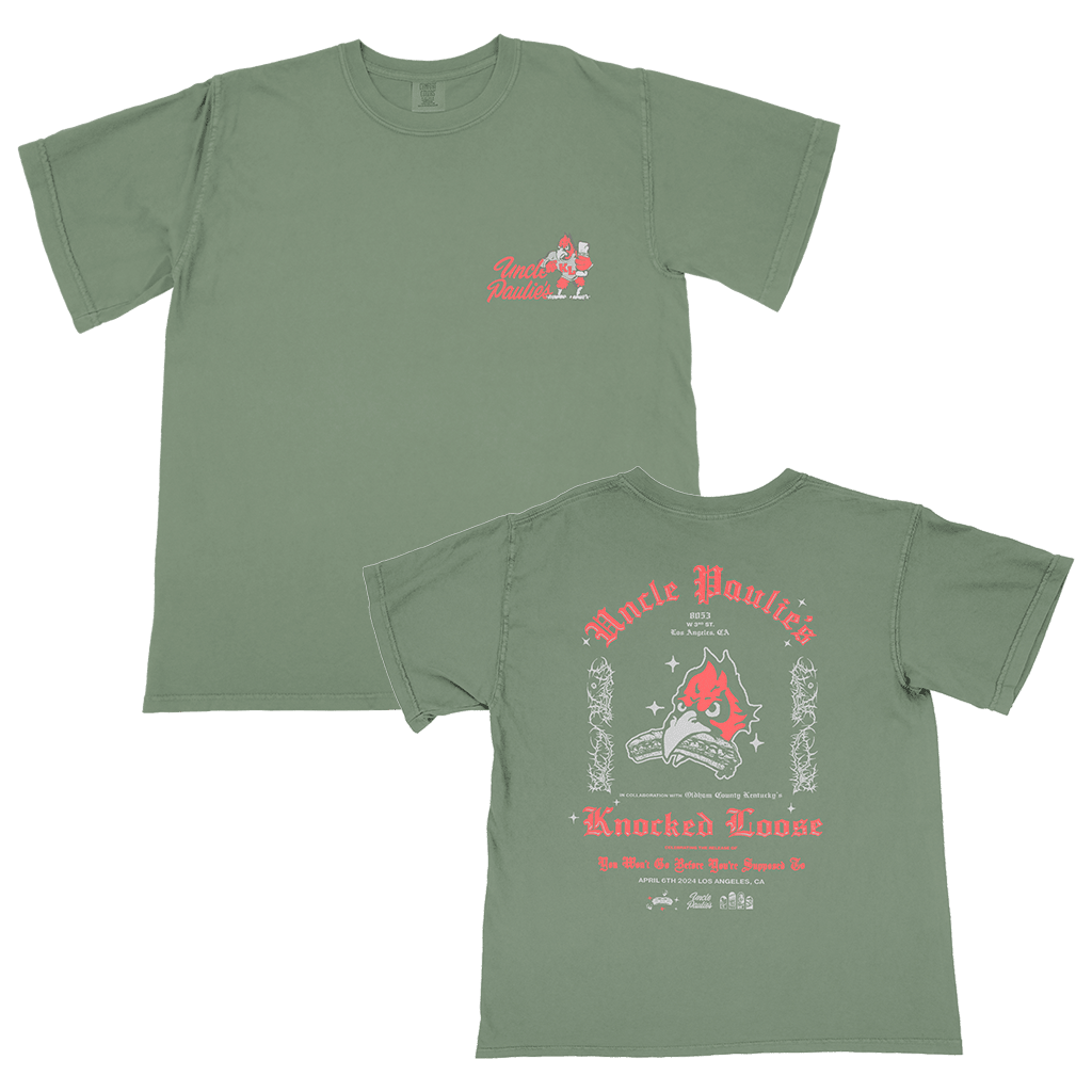 Knocked Loose Merch Knocked Loose Uncle Paulies T-Shirt Awesome Mother's Day Gifts