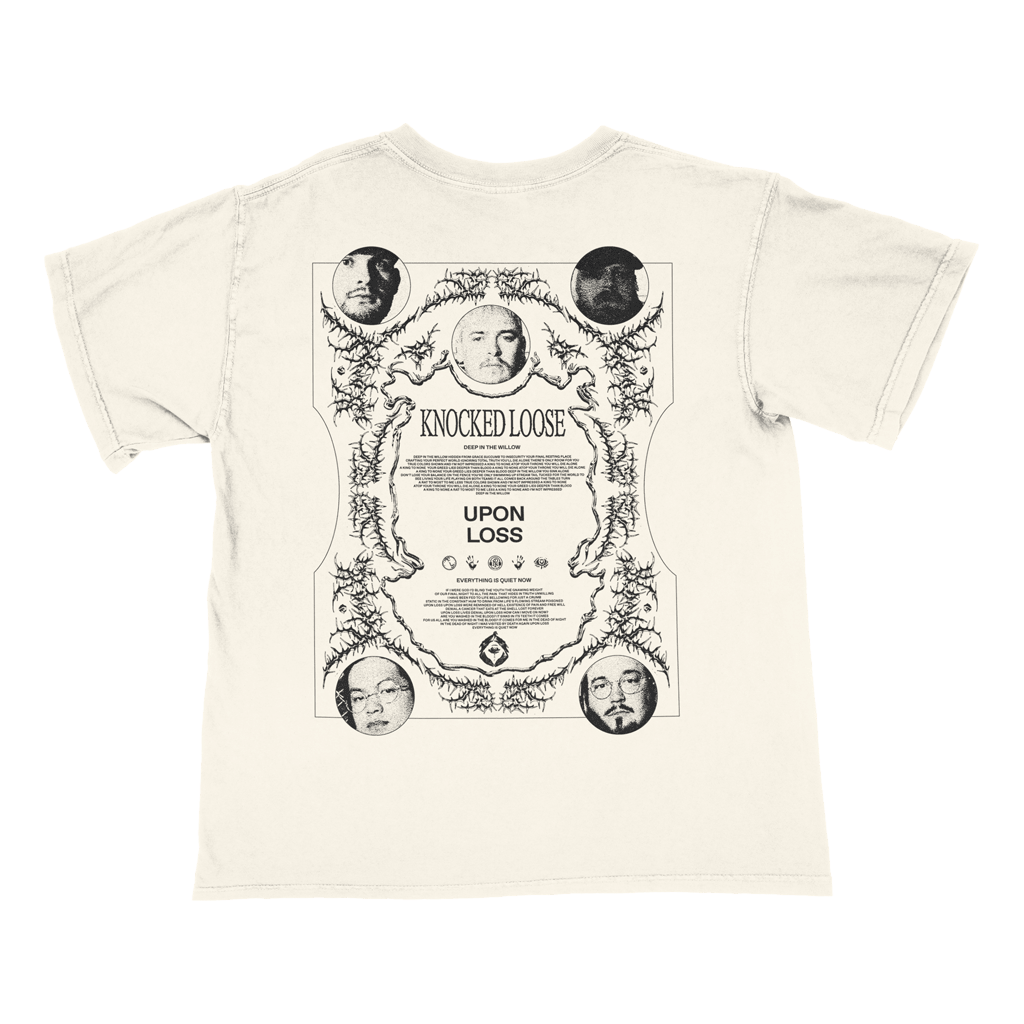 Knocked Loose Merch Knocked Loose Upon Loss Wolves Ivory T-Shirt Dad Fathers Day Gifts