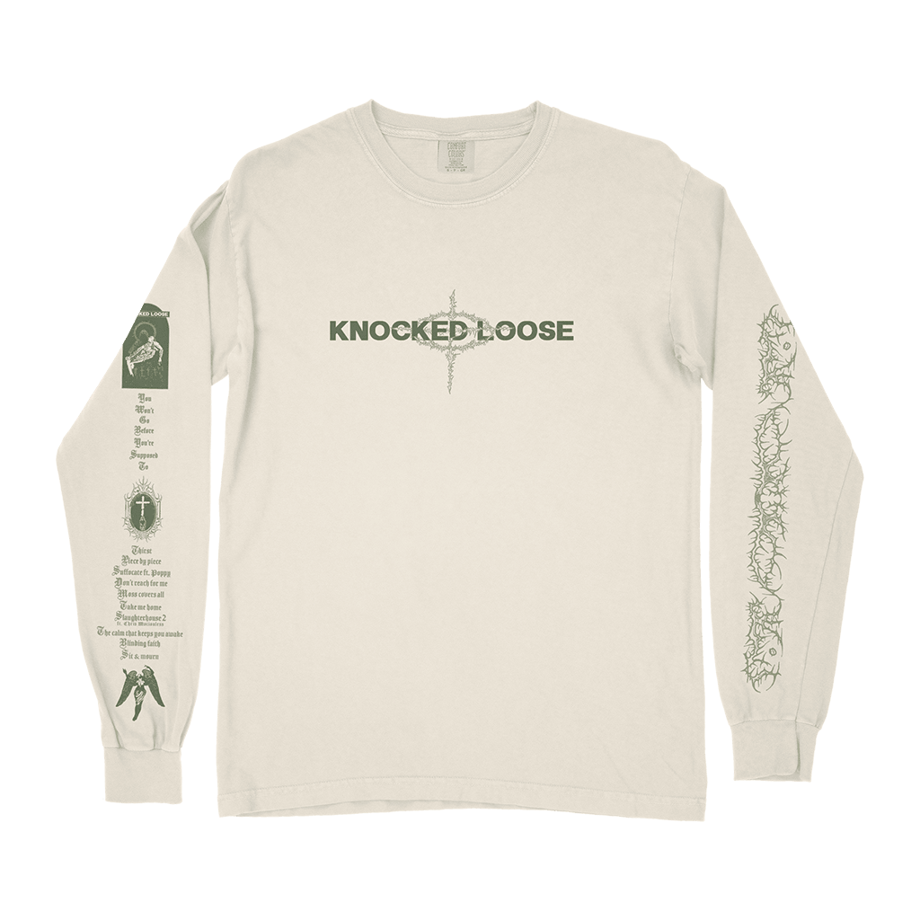 Knocked Loose Merch Knocked Loose You're Supposed To Ivory Long Sleeve Shirt Mother's Day Gifts Knocked Loose Merch Knocked Loose You're Supposed To Ivory Long Sleeve Shirt Mother's Day Gifts