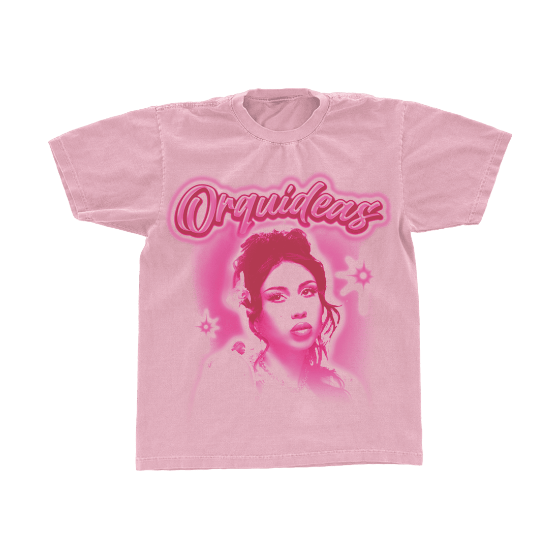 Knocked Loose Merch Pink Orquideas Portrait Baby Tee Mother's Day Gifts For Daughter