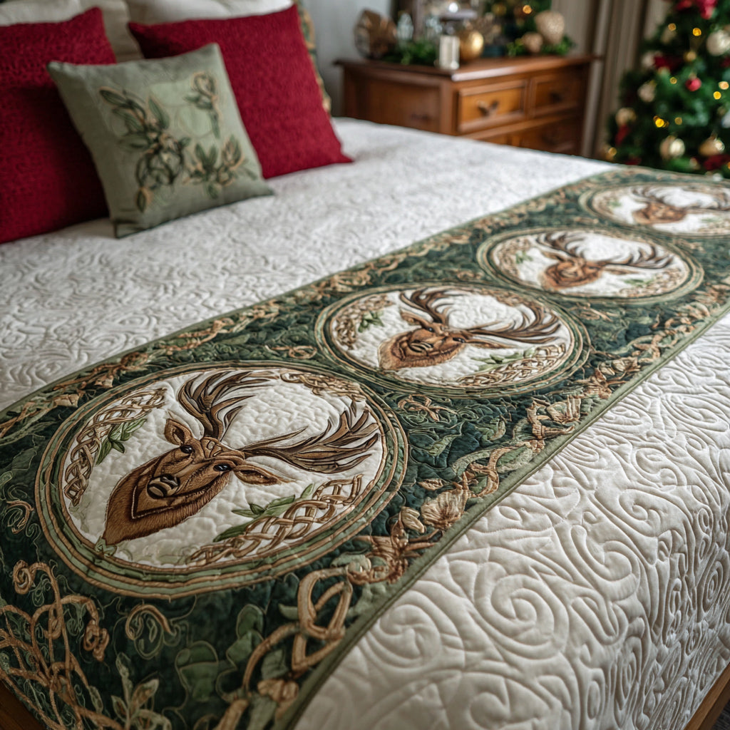 Knot Beast Quilted Bed Runner Bed Decor Ideas Christmas Gifts For A Deer Hunter