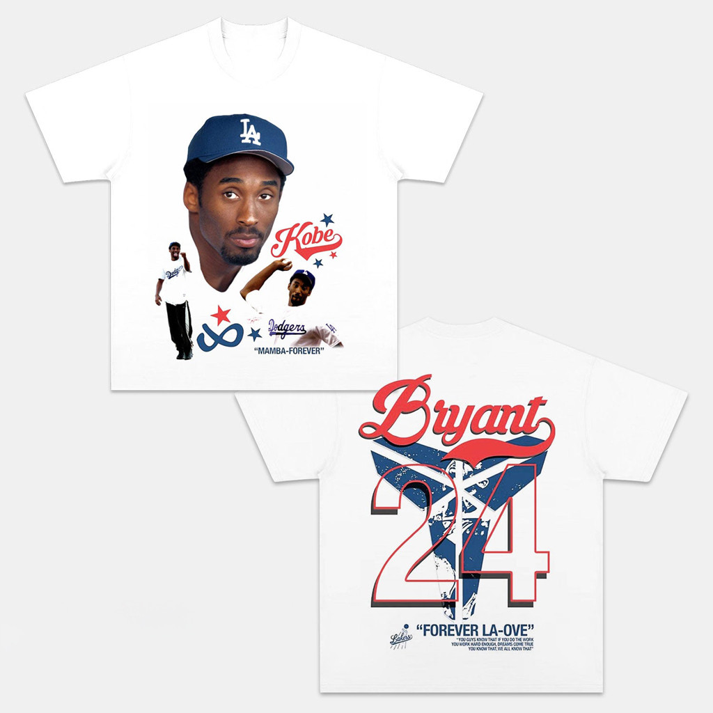 Kobe Bean Bryant V6 Graphic T-Shirt Los Angeles Baseball Shirt Gifts For Baseball Fans