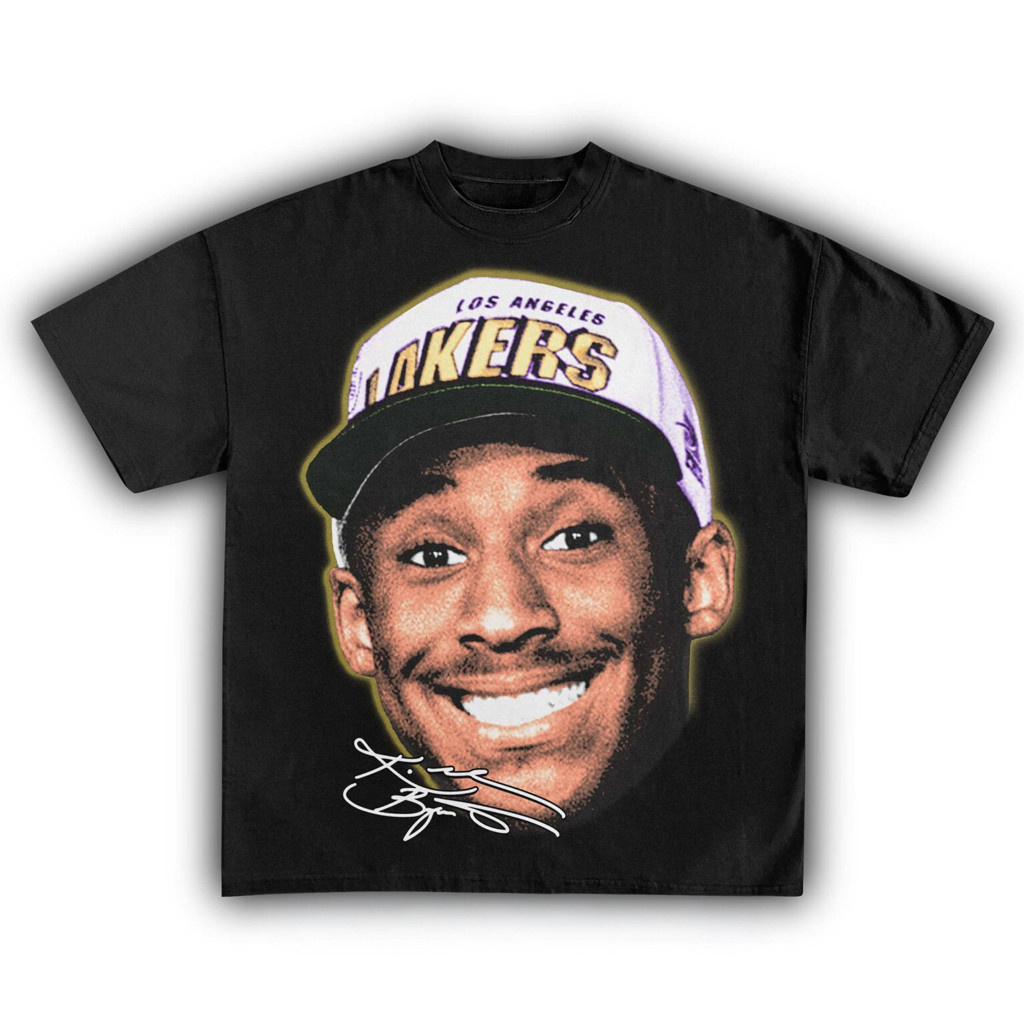 Kobe Bryant Big Face T-Shirt Good Gifts For Basketball Fans