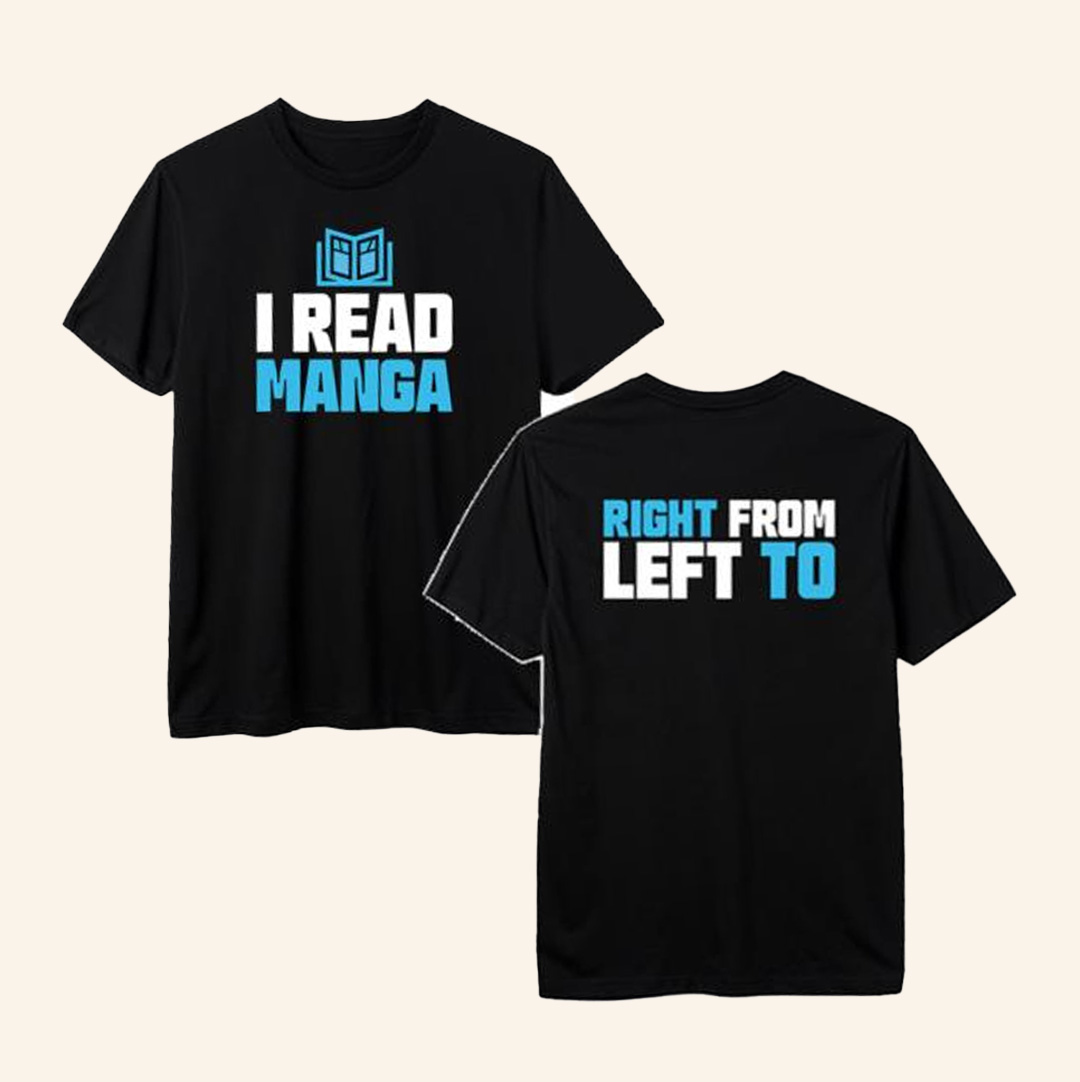 Kodansha House Merch I Read Manga T-Shirt Christmas Gifts For Young Men