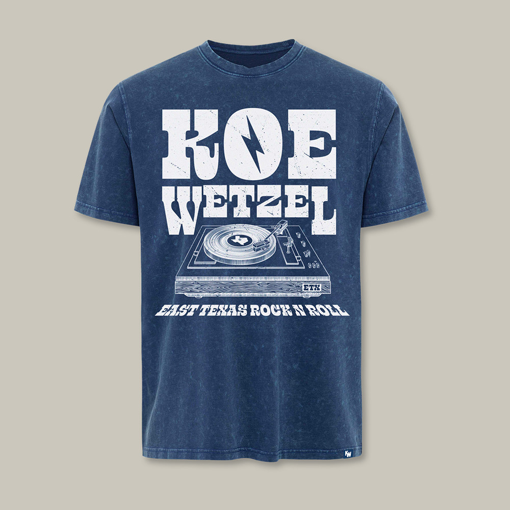 Koe Wetzel Merch Blue Lightning T-Shirt Country Music Shirt Koe Wetzel Lover Gift For Him