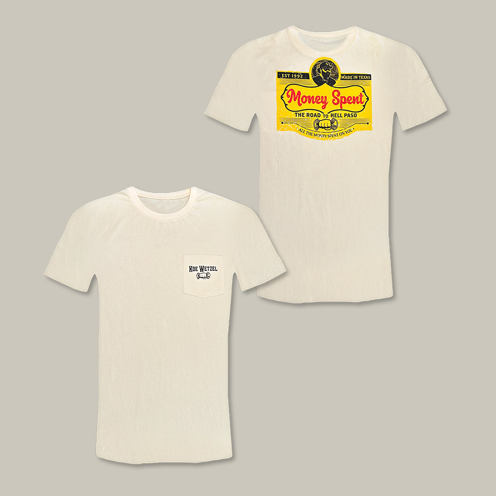 Koe Wetzel Merch Money Spent T-Shirt Music Concert Tee Gift Ideas For Koe Wetzel Fans