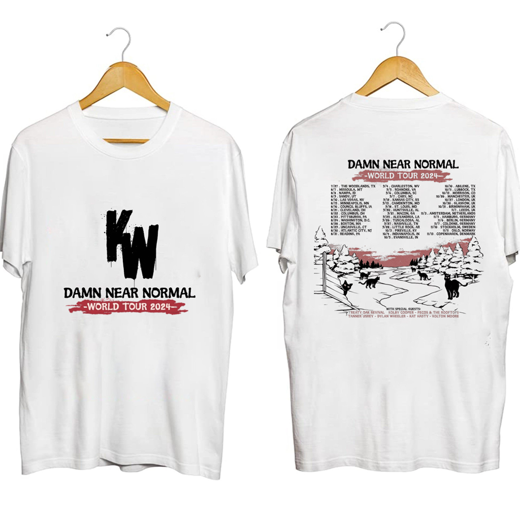 Koe Wetzel World Tour 2024 T-Shirt Koe Wetzel Merch Gift Ideas For Music Lovers