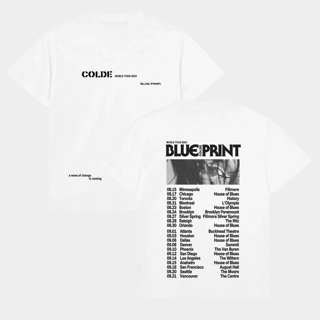 Kohai Merch Colde Blueprint NA Tour T-Shirt Best Birthday Gift For Fans
