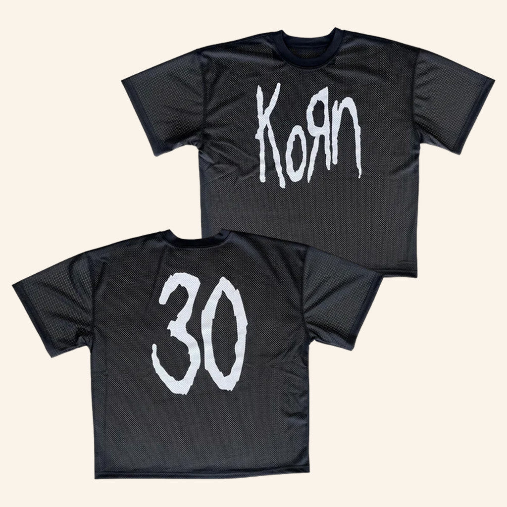 Korn Merch 30 Mesh Jersey T-Shirt Gifts For Music Lovers