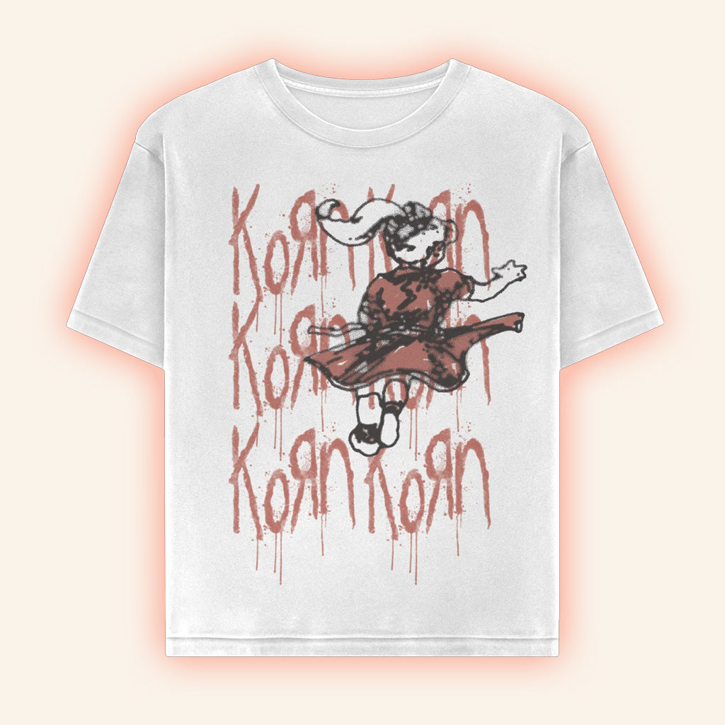 Korn Merch Follow The Leader Logo Drip T-Shirt Gift Ideas For Him Korn Merch Follow The Leader Logo Drip T-Shirt Gift Ideas For Him