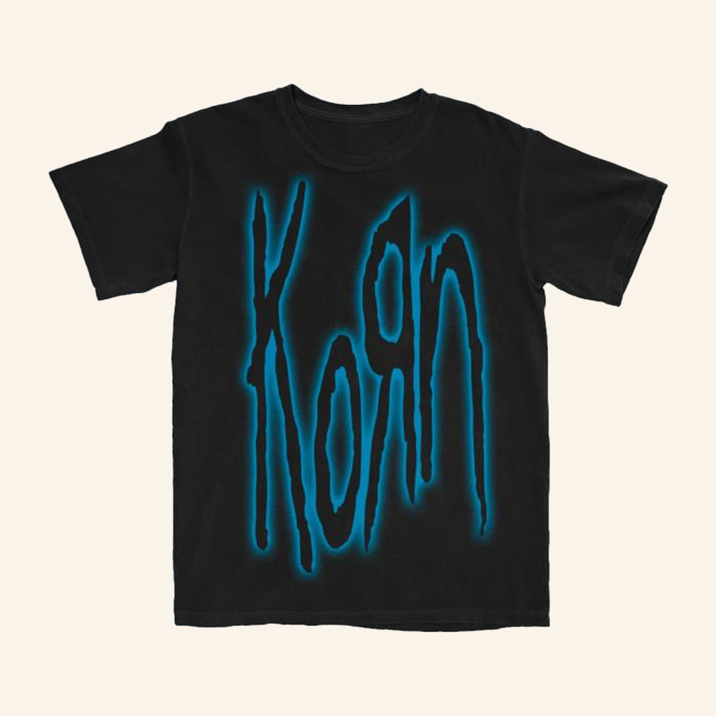 Korn Merch Glow Logo T-Shirt Birthday Gift Ideas For Him Korn Merch Glow Logo T-Shirt Birthday Gift Ideas For Him