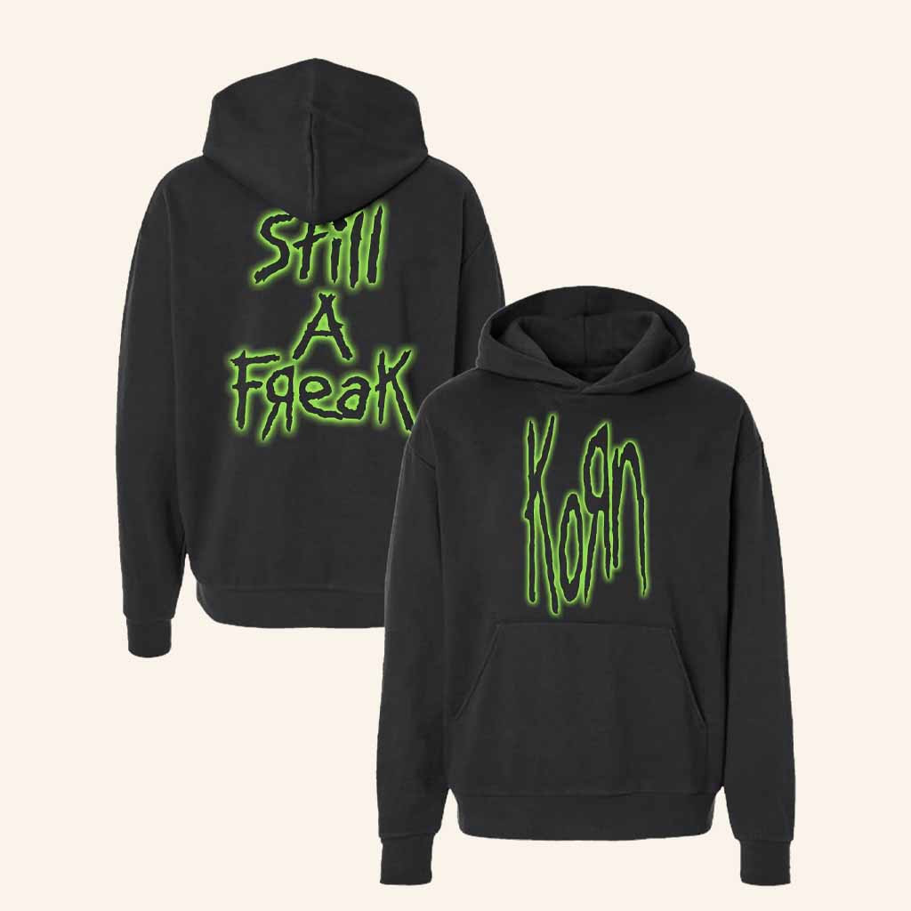 Korn Merch Green Still A Freak Hoodie Best Gifts For Music Lovers Korn Merch Green Still A Freak Hoodie Best Gifts For Music Lovers