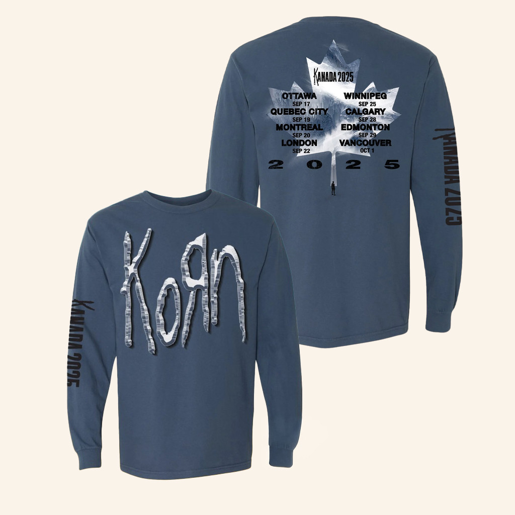 Korn Merch Kanada Leaf Long Sleeve Shirt Best Gifts For Music Lovers Korn Merch Kanada Leaf Long Sleeve Shirt Best Gifts For Music Lovers