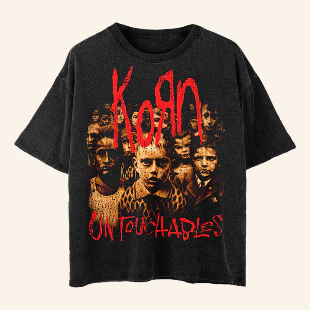 Korn Merch Untouchables Cover T-Shirt Gifts For Music Fans