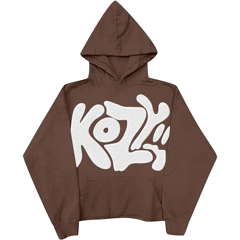 Kozy Hoodie Kozy Brown Hoodie Simple Father's Day Gift Ideas