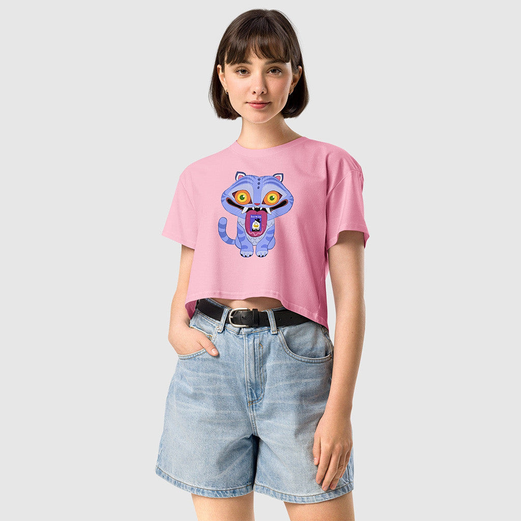 Kpop Demon Hunters Merch KPop Demon Hunters Derpy Women's Crop Top Gifts For Wife Kpop Demon Hunters Merch KPop Demon Hunters Derpy Women's Crop Top Gifts For Wife