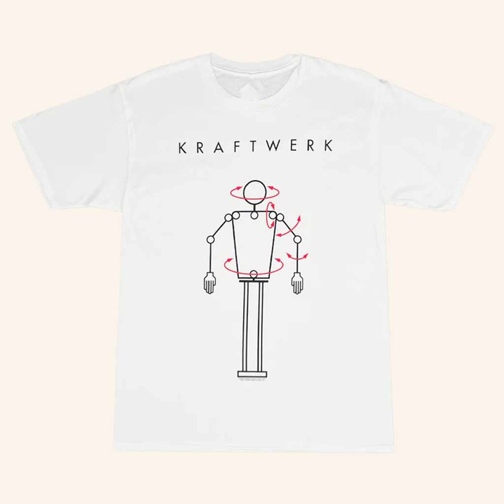 Kraftwerk Merch Kraftwerk Robot White T-Shirt Best Christmas Gifts For Men