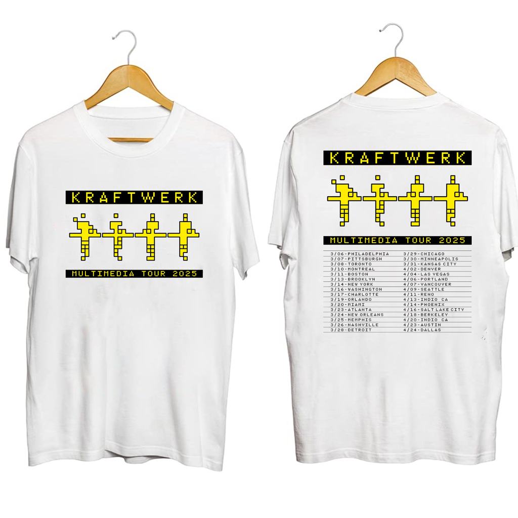 Kraftwerk Multimedia Tour Shirt Kraftwerk Merch Music Lover Gifts For Him