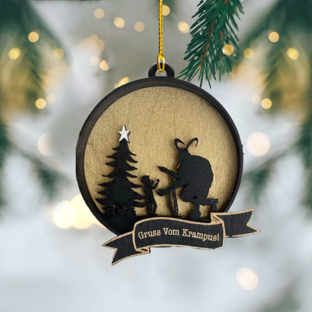 Krampus Ornament Gruss Vom Krampusl Krampus Tree Decoration