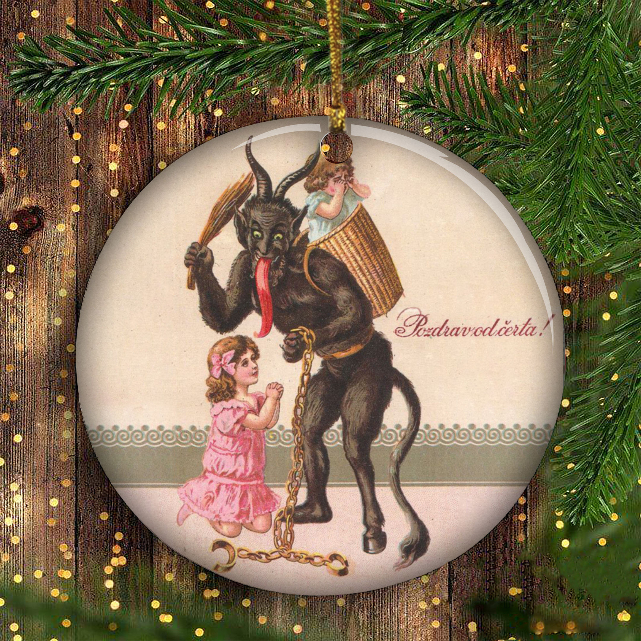 Krampus Ornament Krampus Christmas Theme Xmas Tree Ornament 2024