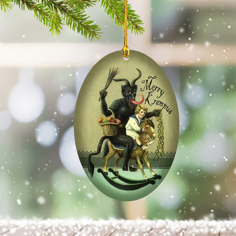Krampus Ornament Merry Krampus Christmas Tree Decoration Presents