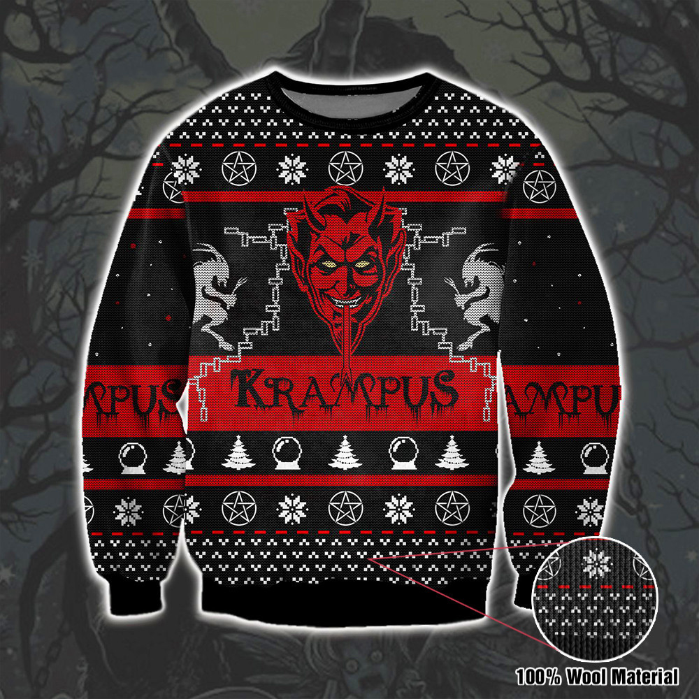 Krampus Sweater Krampus Ugly Christmas Sweater