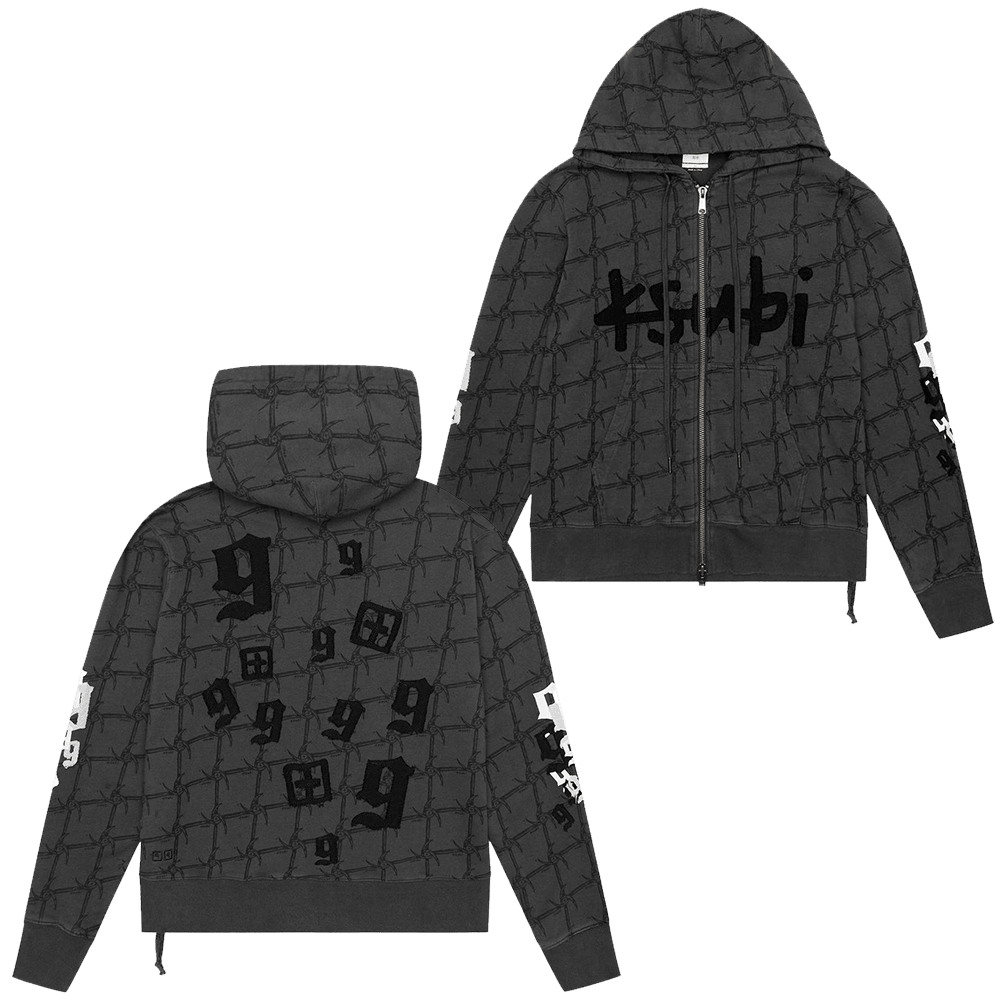 Ksubi Merch Ksubi 999 Zip Thru Kash Zip Hoodie Gifts For Father's Day From Son