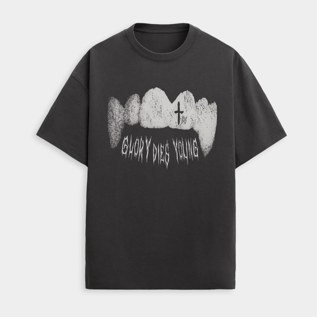 Kt8 Merch Glory Dies Young Fang T-Shirt Gift Ideas For Husband-1