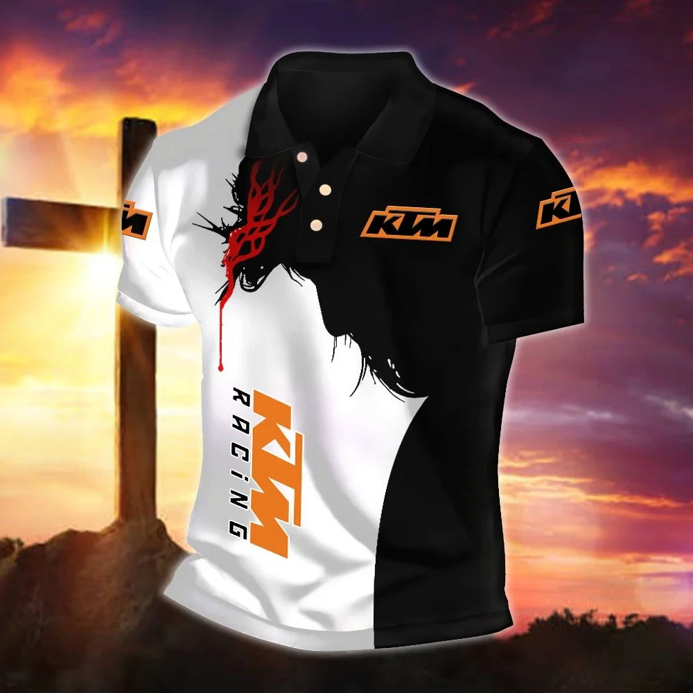 KTM Racing Sport 3D Polo Shirt Men's Christian Shirt Gifts For Racing Lovers