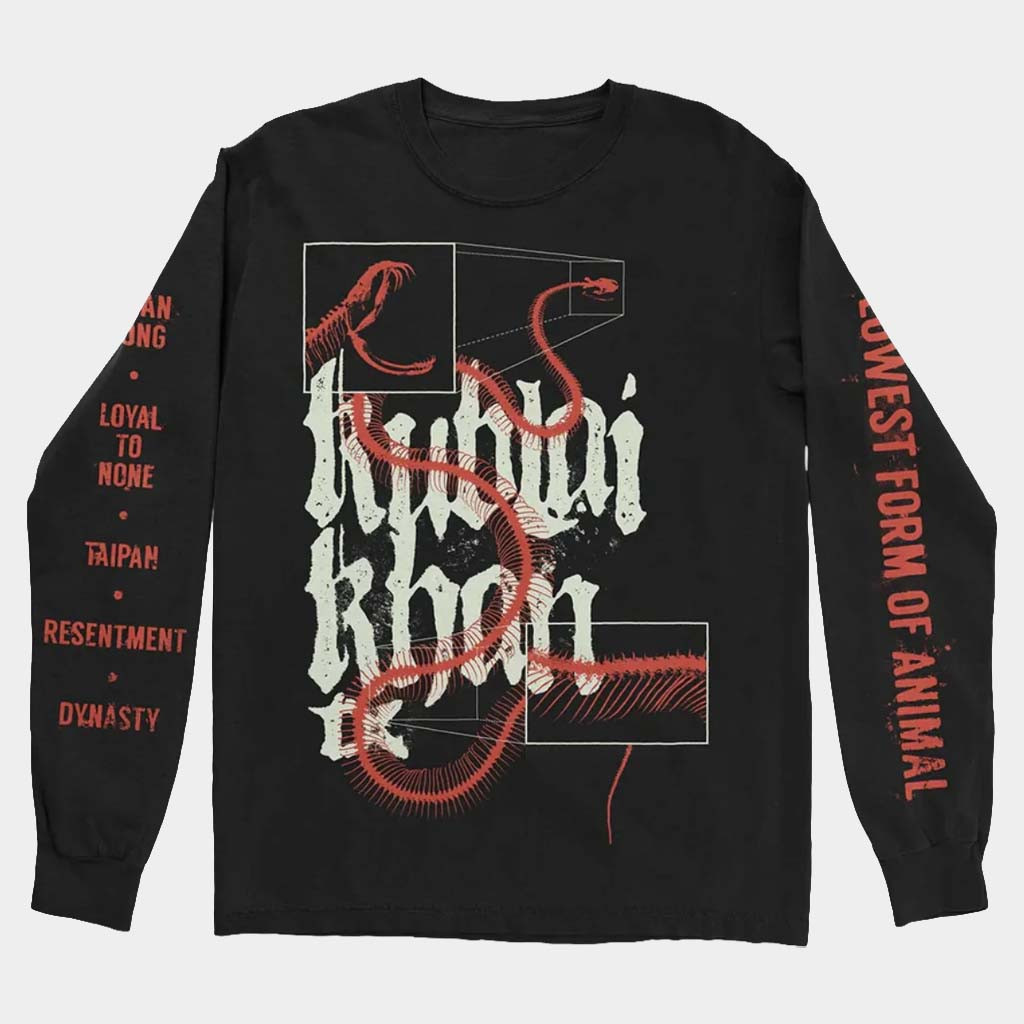 Kublai Khan Merch Kublai Khan Lowest Form of Animal Long Sleeve T-Shirt Best Gifts For Dad