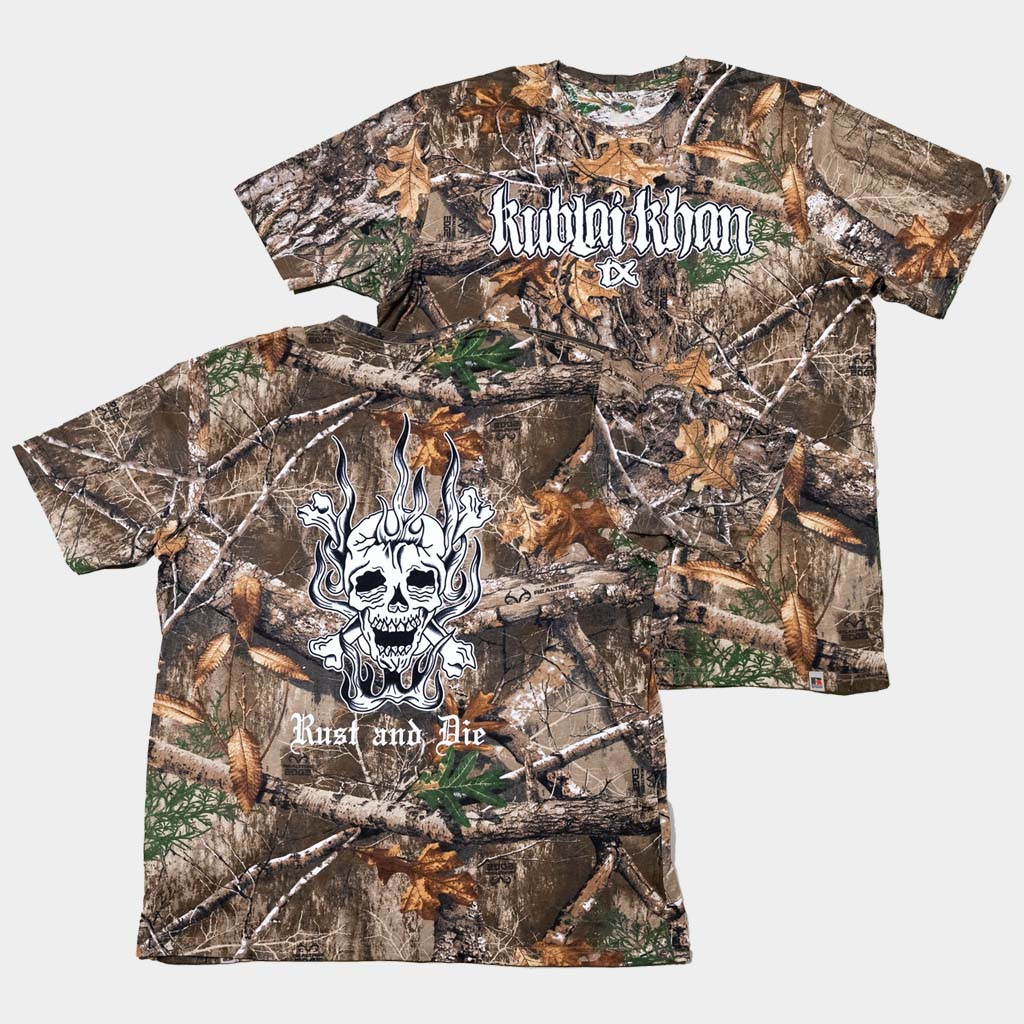 Kublai Khan Merch Rust And Die Camo T-Shirt Kublai Khan Shirt Birthday Gift For Son