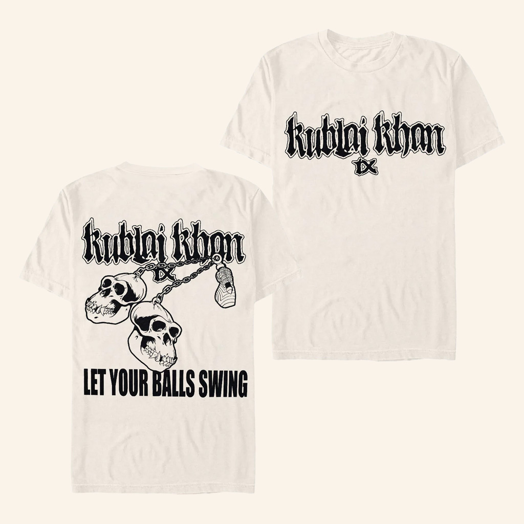 Kublai Khan TX Merch Let The Balls Swing T-Shirt Kublai Khan Shirt Christmas Gifts For Guys