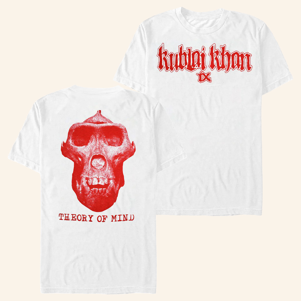 Kublai Khan TX Merch Monkey Skull White T-Shirt Kublai Khan Shirt Gifts For Brother Kublai Khan TX Merch Monkey Skull White T-Shirt Kublai Khan Shirt Gifts For Brother