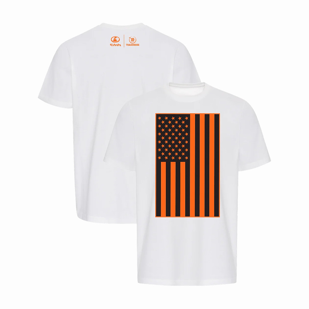 Kubota American Flag Trackhouse Racing T-Shirt Trackhouse Racing Clothes Gift For Brothers