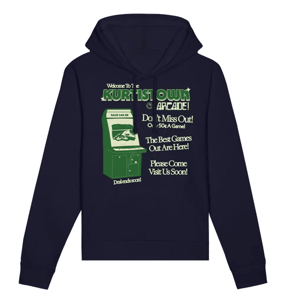 Kurtis Conner Merch Kurtistown Arcade Navy Hoodie Fans Gifts Anniversary Gift for Men