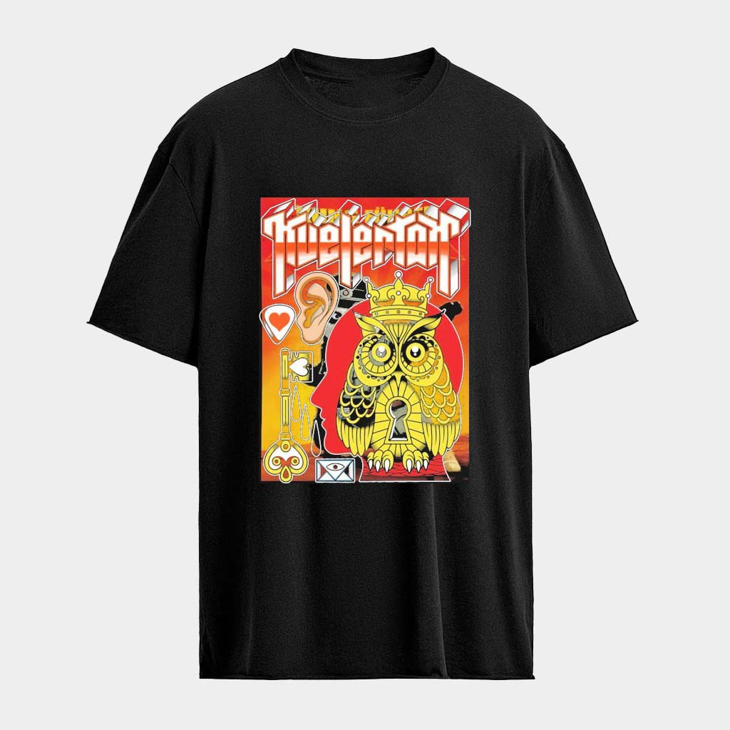 Kvelertak King Owl T-shirt Kvelertak Merch Birthday Gifts For Band Fans