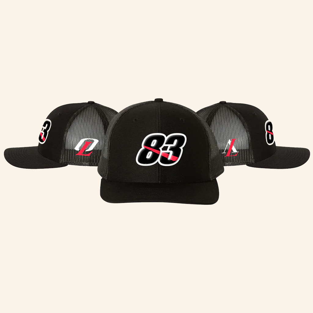 Kyle Larson Merch 83 Design Trucker Hat Best Gifts For Racing Fans