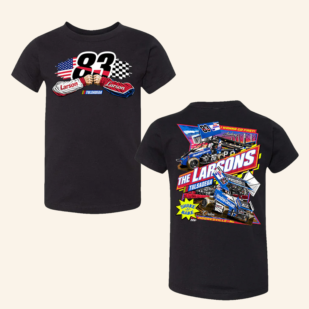 Kyle Larson Merch Tulsadega Shootout T-Shirt Best Gifts For Racing Fans