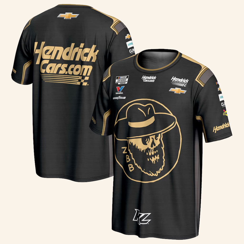 Kyle Larson ProSphere Hendrick Cars Zac Brown Band Sponsor T-Shirt Kyle Larson Merch Gifts Kyle Larson ProSphere Hendrick Cars Zac Brown Band Sponsor T-Shirt Kyle Larson Merch Gifts