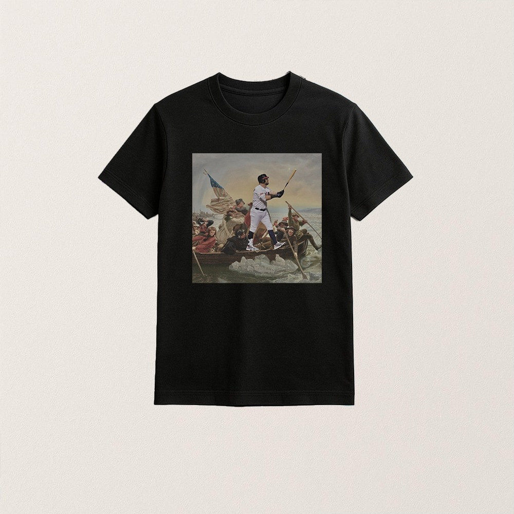 Kyle Schwarber Crossing The Delaware T-Shirt Team USA WBC 2026 Baseball Fan Gear Best Gift For Baseball Fans