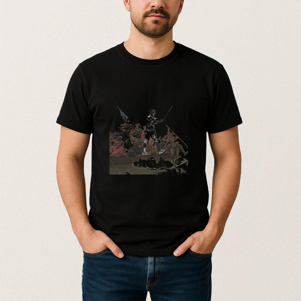 Kyle Schwarber Schwarber Crossing The Delaware Team Usa 2026 Wbc T-Shirt Philadelphia Phillies Fan Shirt