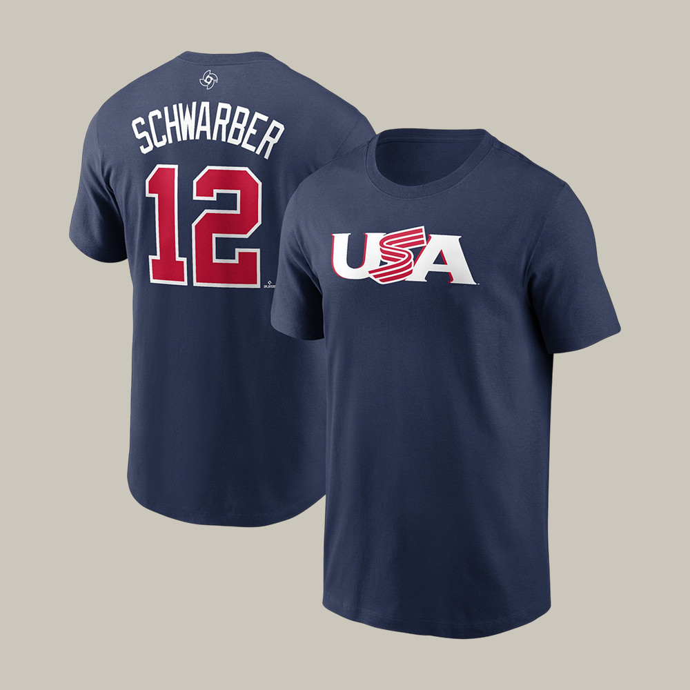 Kyle Schwarber USA World Baseball Classic 12 T-Shirt Game Day Shirt Unique Gift For Friends