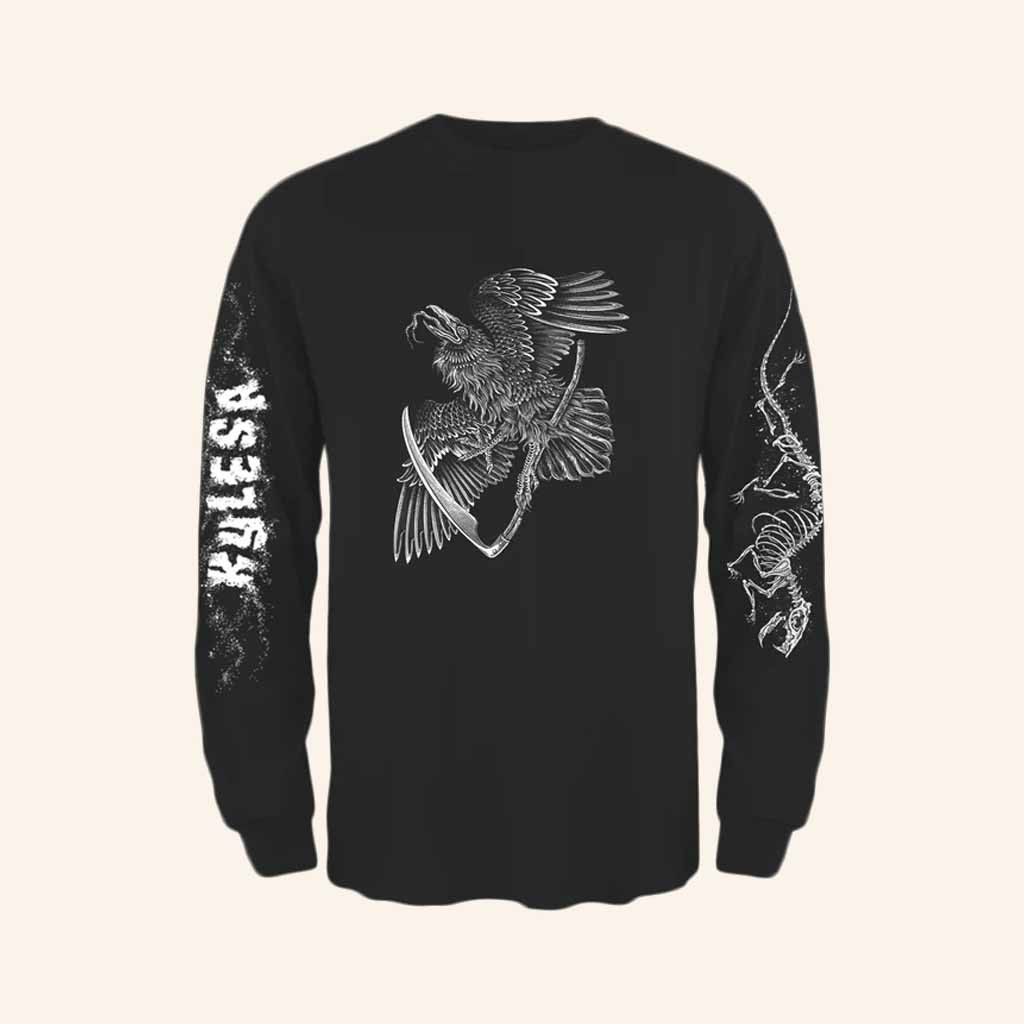 Kylesa Merch Raven Black Long Sleeve T-Shirt Birthday Gift Ideas For Dudes Kylesa Merch Raven Black Long Sleeve T-Shirt Birthday Gift Ideas For Dudes