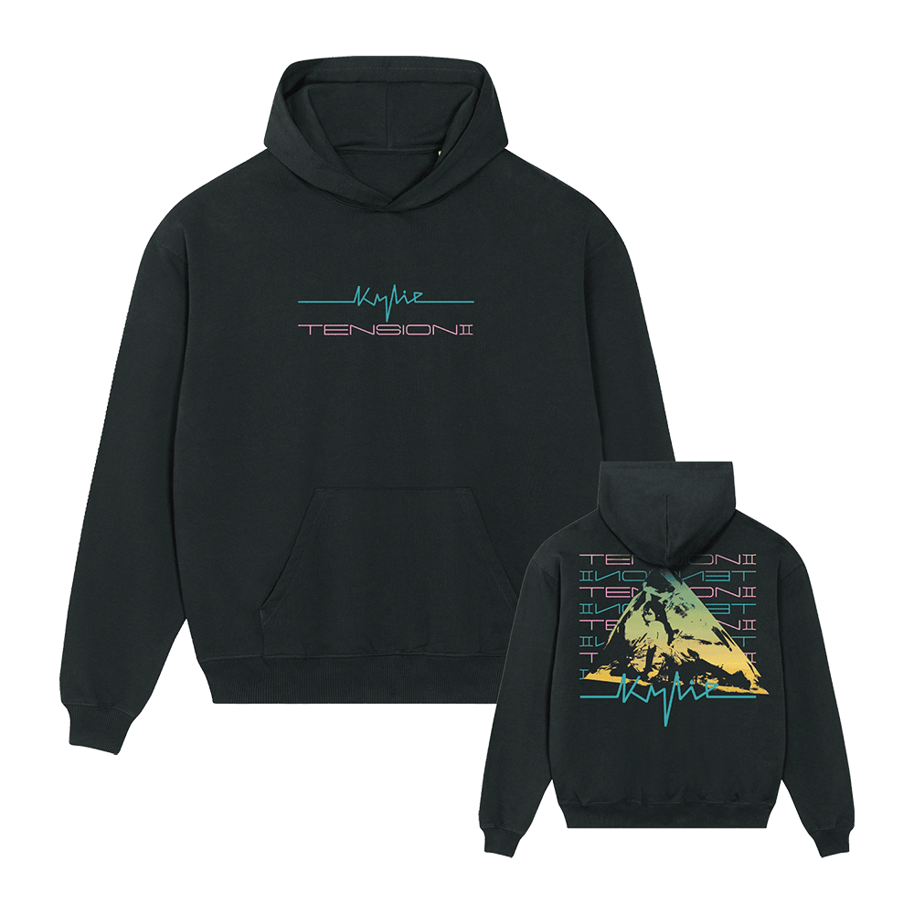 Kylie Minogue Merch Kylie Minogue Tension II Logo Hoodie Music Gifts For Fans