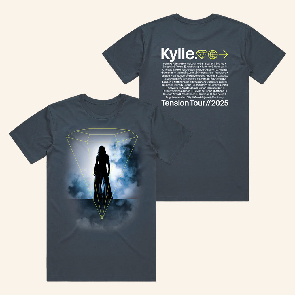 Kylie Minogue Merch Kylie Tension Tour 2025 T-Shirt Music Lover Gifts For Her Kylie Minogue Merch Kylie Tension Tour 2025 T-Shirt Music Lover Gifts For Her