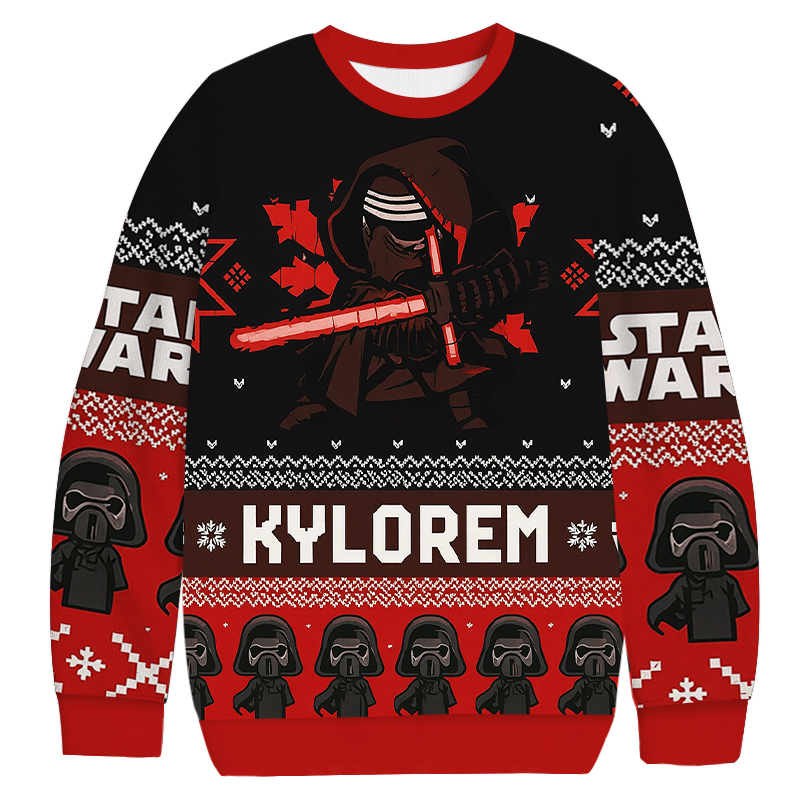Kylo Ren Star Wars Christmas Ugly Sweatshirt Christmas Gift For Friends