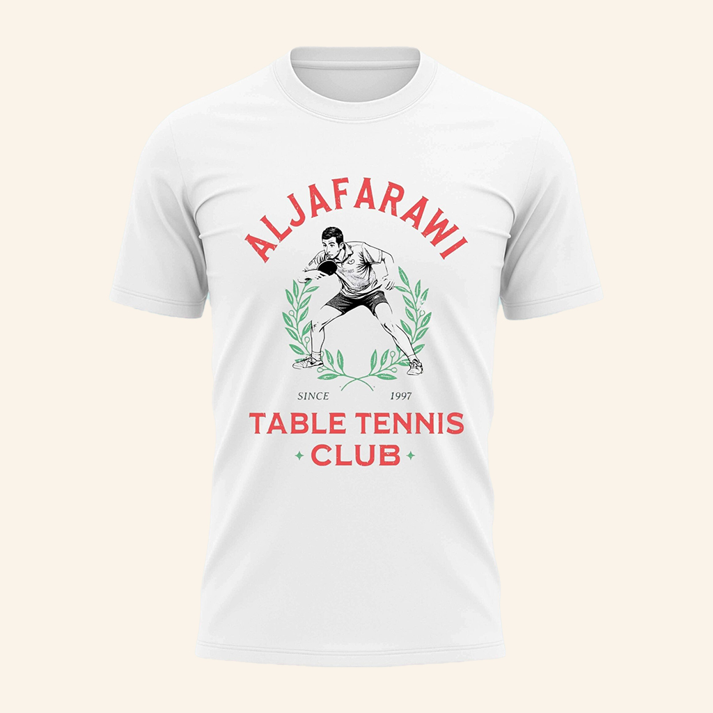 Kyrie Irving Aljafarawi Table Tennis Club Since 1997 T-shirt Kyrie Irving Merch Gifts For Fan
