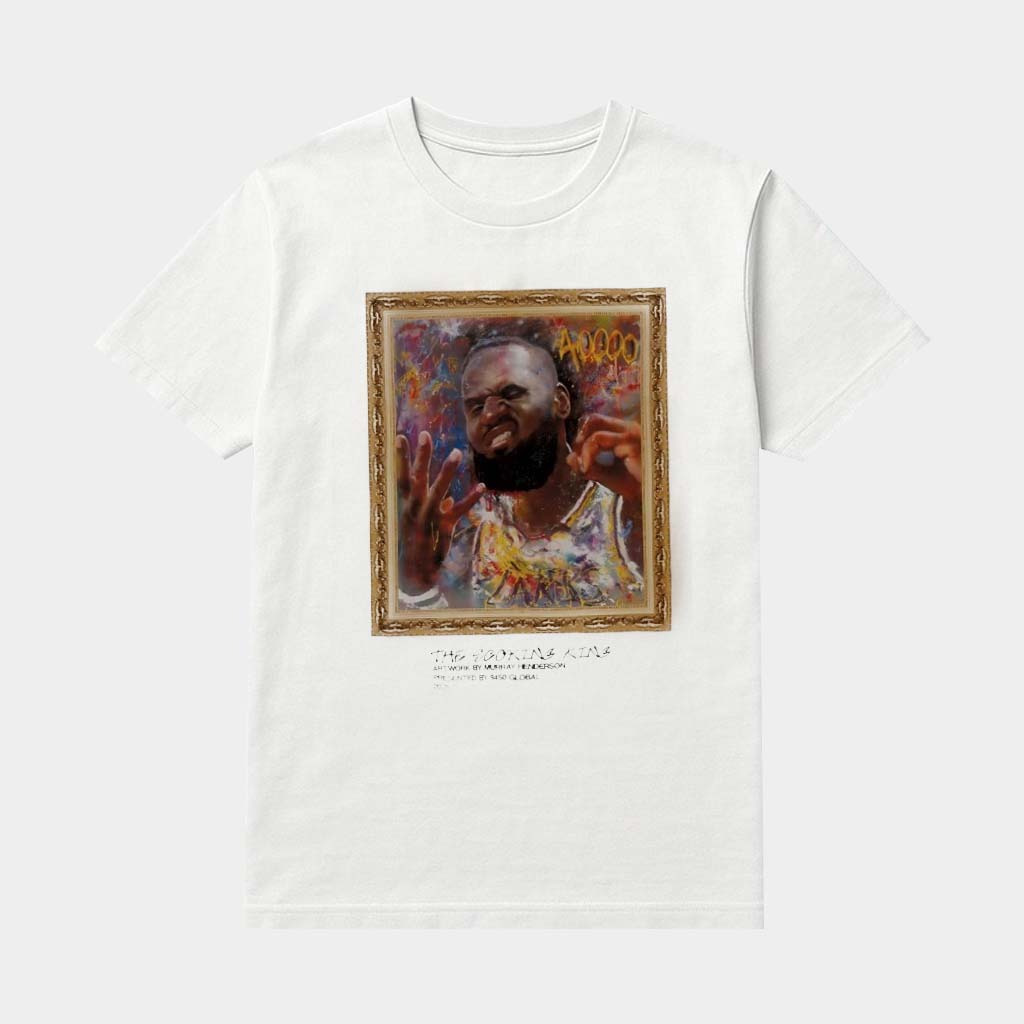 LA Basketball Lebron James The Scoring King Graphic Art Shirt Gifts Ideas For Basketball Lovers
