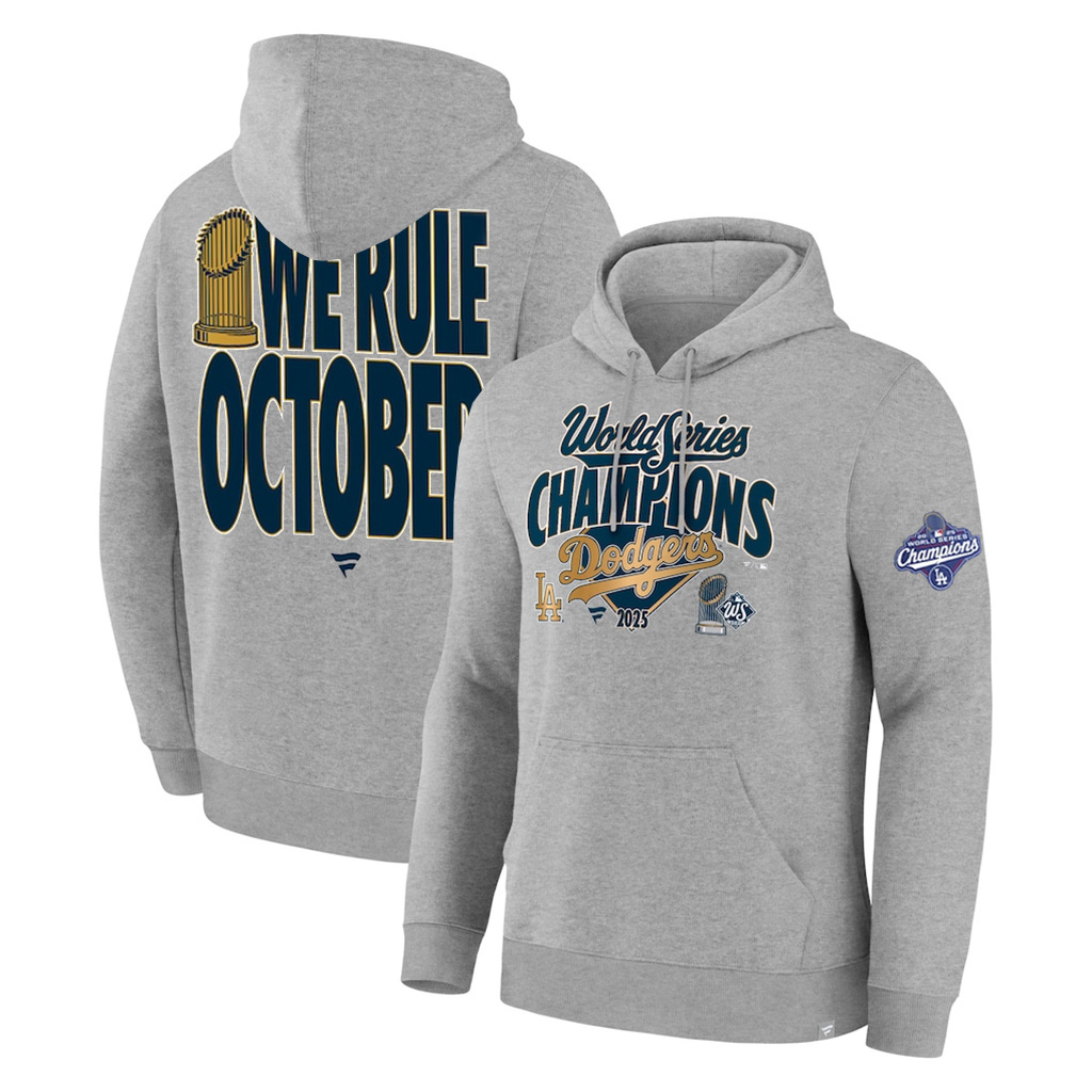 LA Dodgers Back To Back Champions Hoodie We Rule October Dodgers World Series Merch 2025 Gifts LA Dodgers Back To Back Champions Hoodie We Rule October Dodgers World Series Merch 2025 Gifts